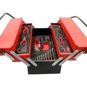 86 Pieces 5 Layer Tool Box Set – Red
